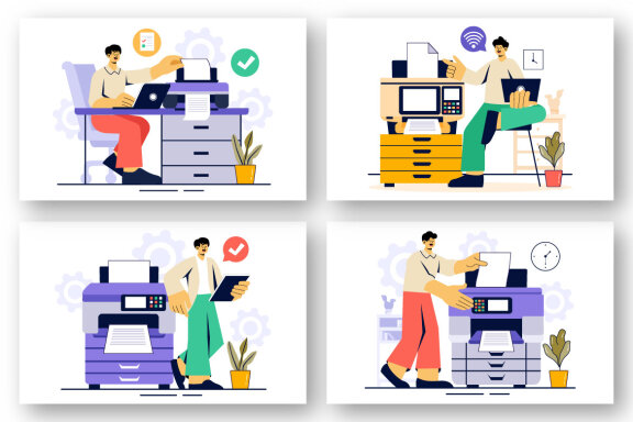 9 Professional Printing Services Illustration