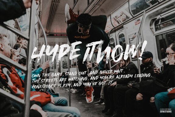 Higher Peace | Rough Brush Duo Font