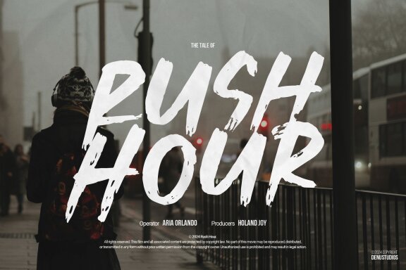 Higher Peace | Rough Brush Duo Font