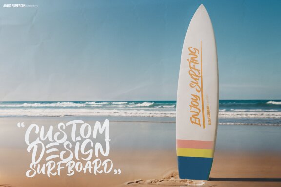 Aloha Sumericon | Hand Drawn Brush Font