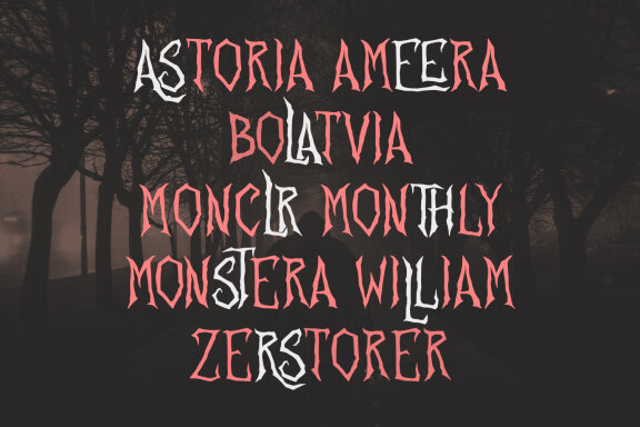 Kroxce Horror Display Font