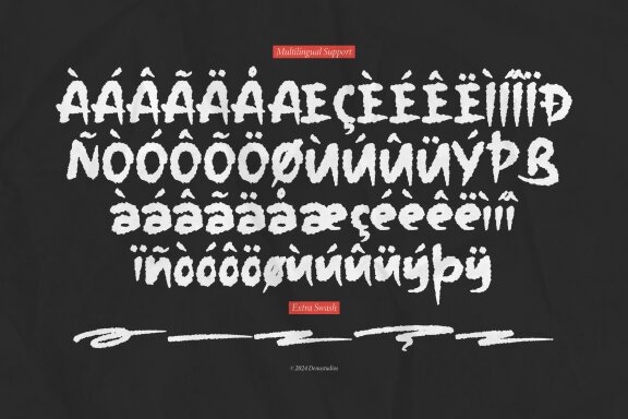 The Folacie | Rough Hand Drawn Font