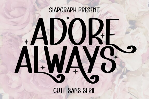 Adore Always - Valentine Font