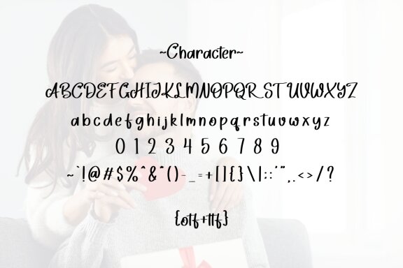 Flirty Smile - Valentine Font