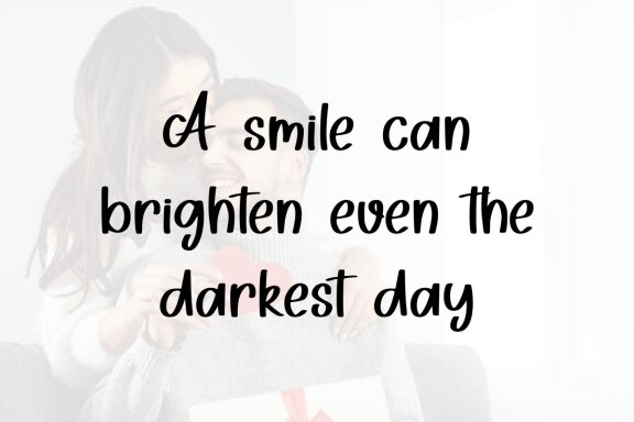 Flirty Smile - Valentine Font