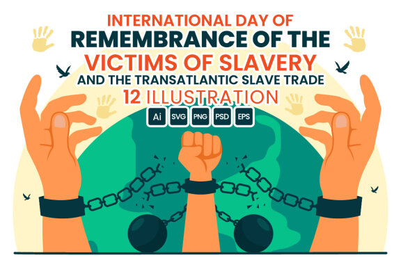 12 Remembrance of the Victims of Slavery and Slave Trade Illustration