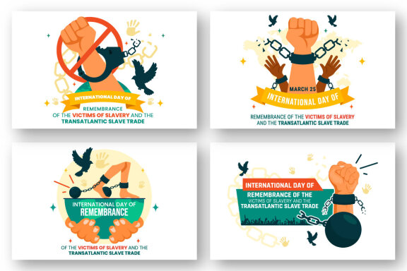 12 Remembrance of the Victims of Slavery and Slave Trade Illustration