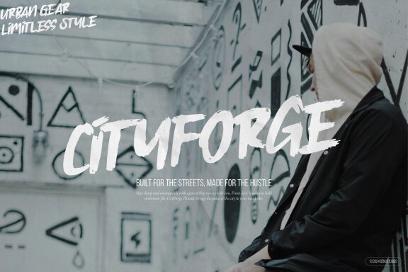 Oliver Street | Hand Drawn Brush Font