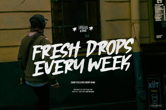 Oliver Street | Hand Drawn Brush Font