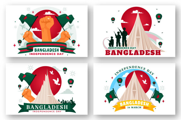 12 Bangladesh Independence Day Illustration