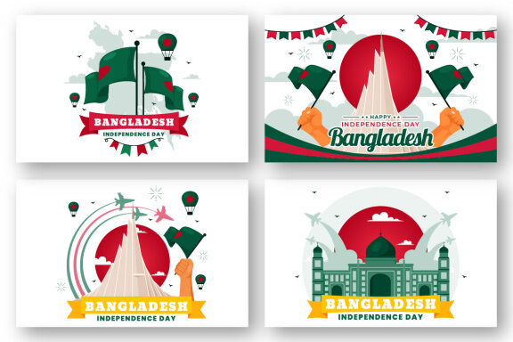 12 Bangladesh Independence Day Illustration