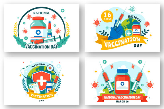 12 National Vaccination Day Illustration