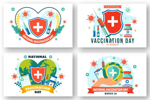 12 National Vaccination Day Illustration