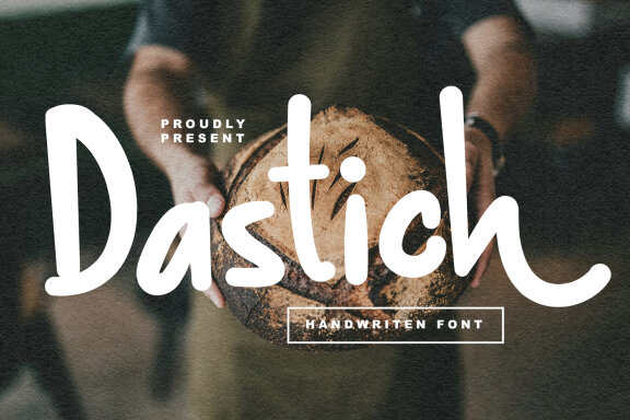 Dastich Handwritten Display Font