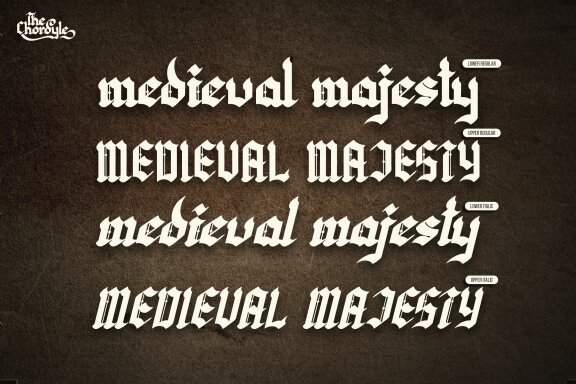 The Chordyle | Blackletter Font