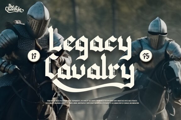 The Chordyle | Blackletter Font