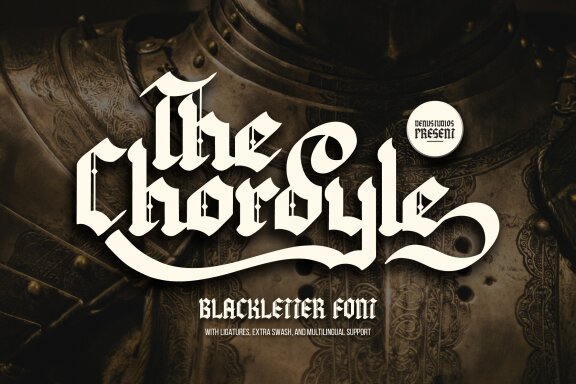 The Chordyle | Blackletter Font