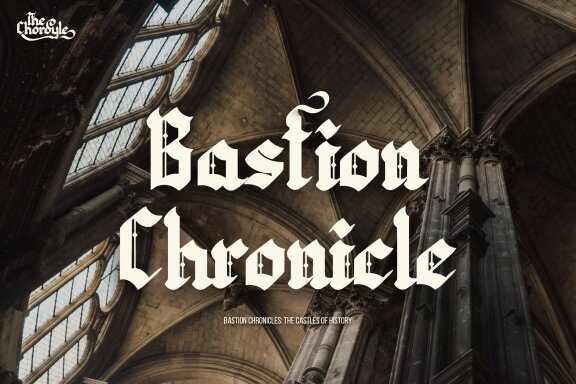 The Chordyle | Blackletter Font