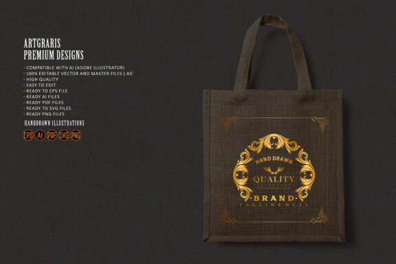 Round Logo Golden Richness Company
