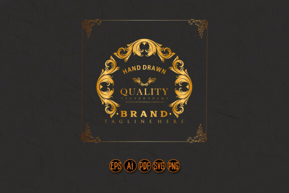 Round Logo Golden Richness Company