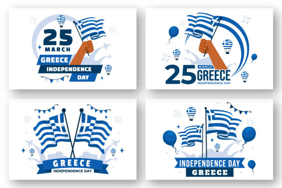 12 Greece Independence Day Illustration