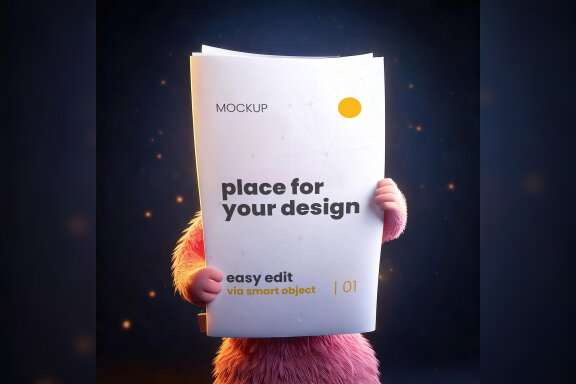 16 Page Character Cartoon Style Mockups