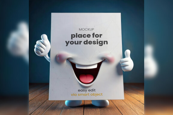 16 Page Character Cartoon Style Mockups
