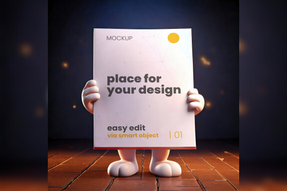 16 Page Character Cartoon Style Mockups