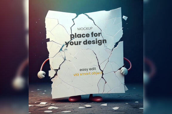 16 Page Character Cartoon Style Mockups
