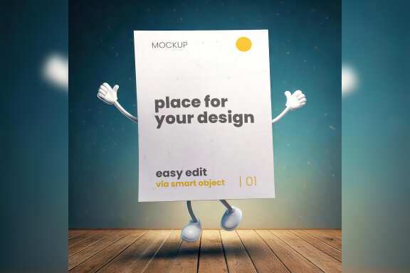 16 Page Character Cartoon Style Mockups