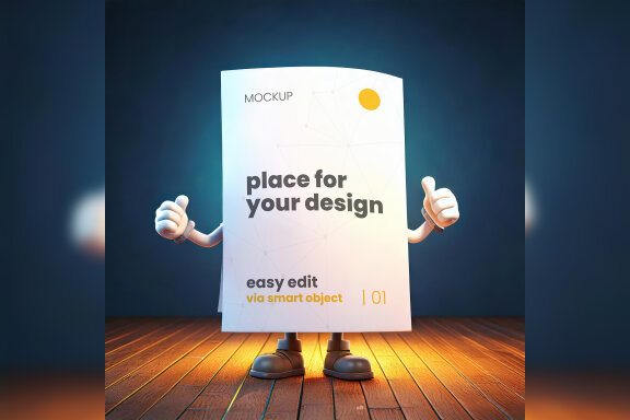 16 Page Character Cartoon Style Mockups