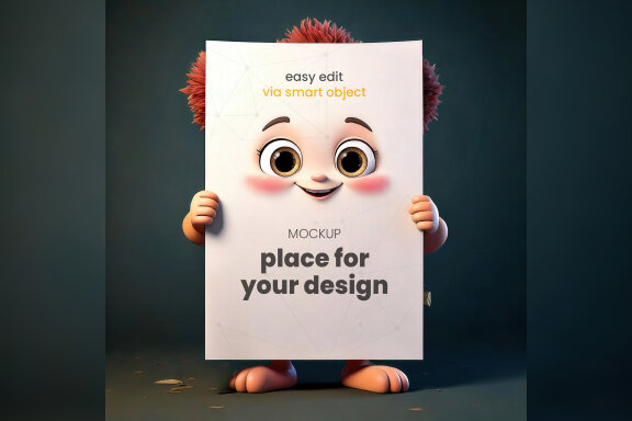 16 Page Character Cartoon Style Mockups