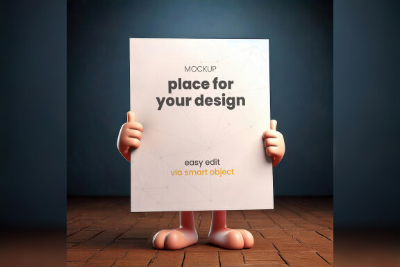 16 Page Character Cartoon Style Mockups
