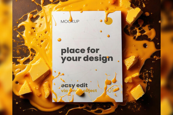 3 Melted Cheese Advertising Mockups