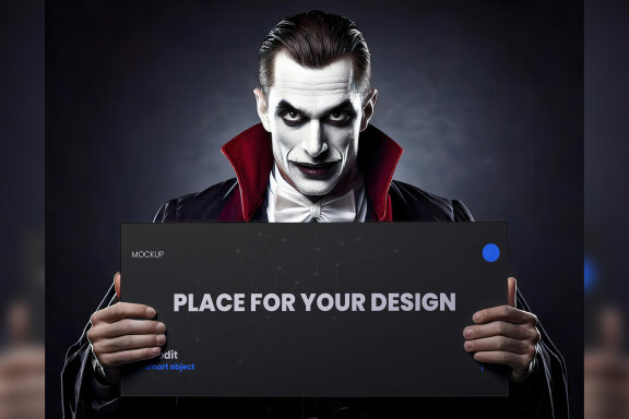 12 Halloween Creatures Mockups