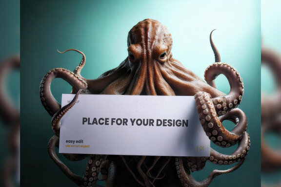 9 Kraken and Dragon Mockups