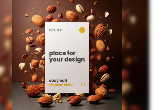 12 Fruits and Nuts Mockups