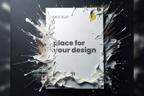 11 Paint Splash Mockups