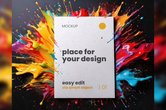 11 Paint Splash Mockups