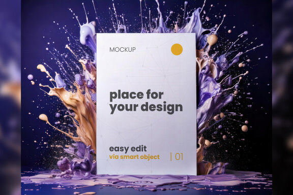 11 Paint Splash Mockups
