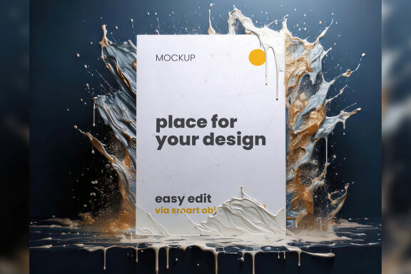 11 Paint Splash Mockups