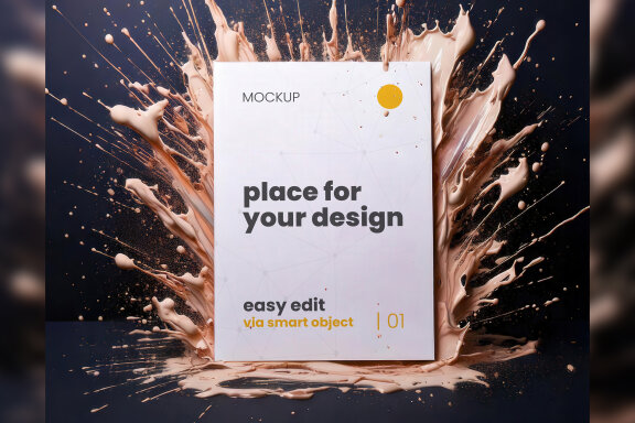 11 Paint Splash Mockups