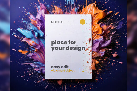 11 Paint Splash Mockups