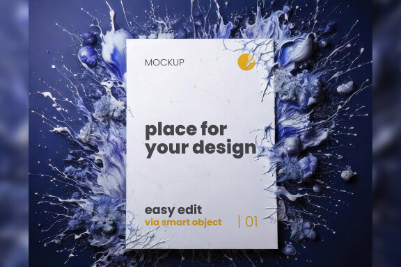 11 Paint Splash Mockups