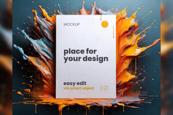 11 Paint Splash Mockups