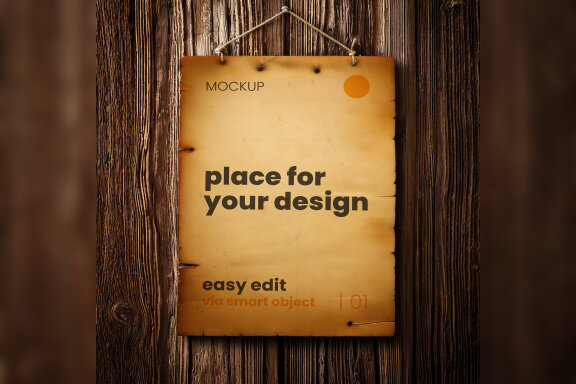 7 Old Vintage Rusty Wanted Signs Mockups