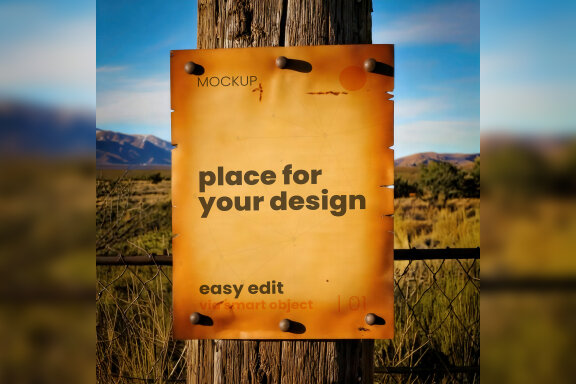 7 Old Vintage Rusty Wanted Signs Mockups