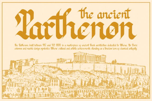 Nyx Arstaily | Blackletter Font