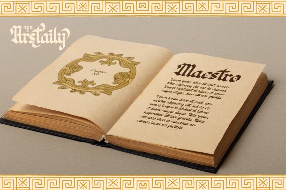 Nyx Arstaily | Blackletter Font