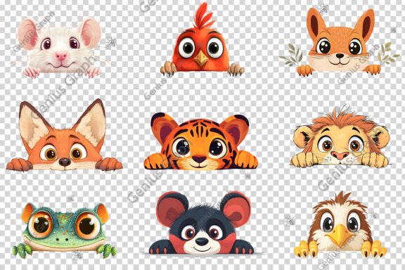 Animals Switch Board Sticker Bundle